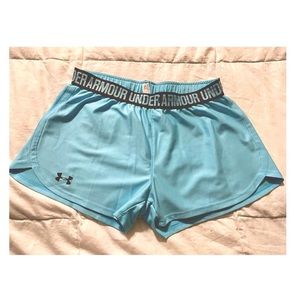 Women’s Under Armor Light Blue Shorts